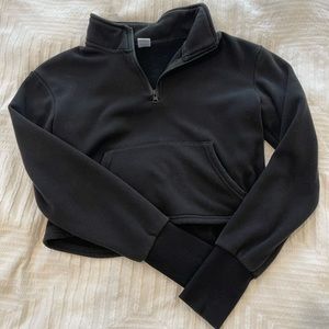 Senita crop half zip